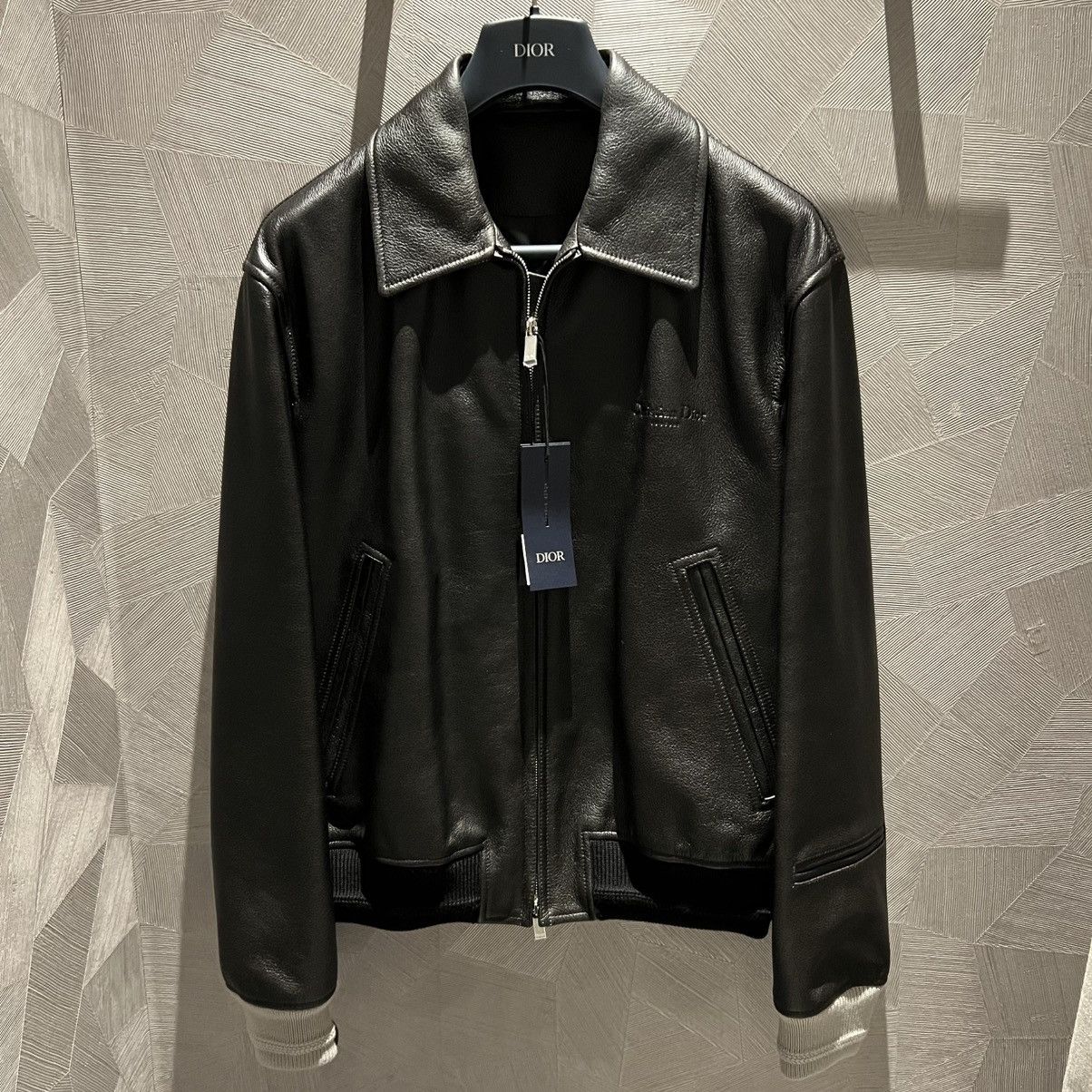 Dior Dior Leather Jacket Size US L / EU 52-54 / 3 - 1 Thumbnail