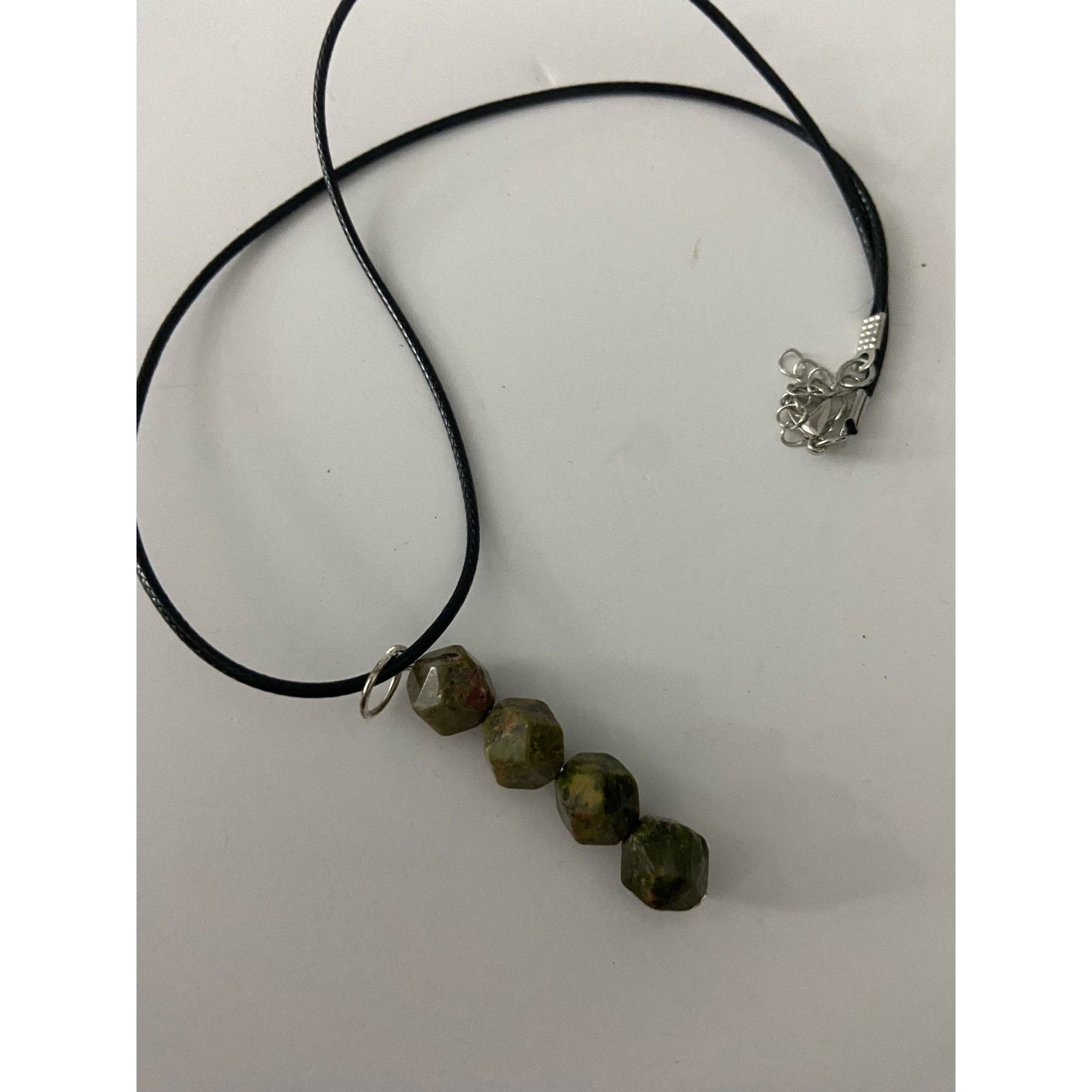 Handmade Handmade unakite pendant necklace Size ONE SIZE - 4 Thumbnail