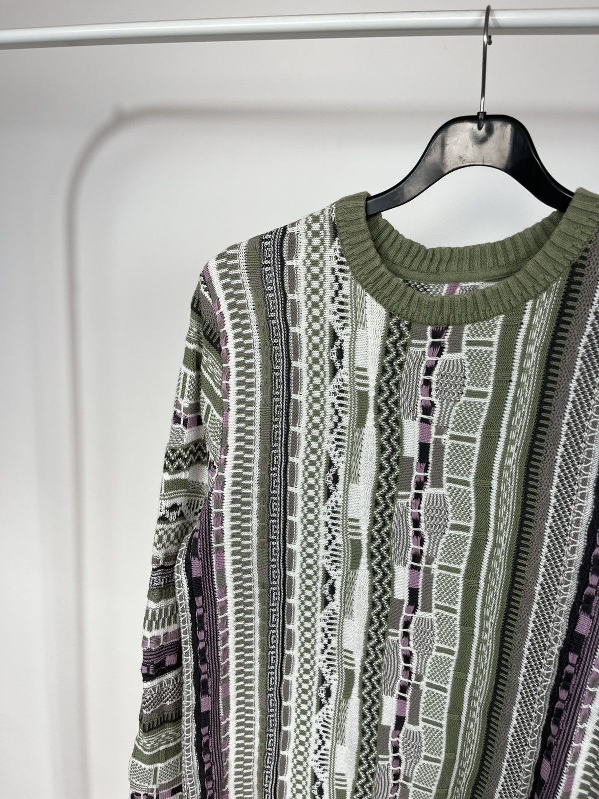 Other Vintage 3D Knit Pattern Sweater Textured Jumper Size L Size US L / EU 52-54 / 3 - 3 Thumbnail