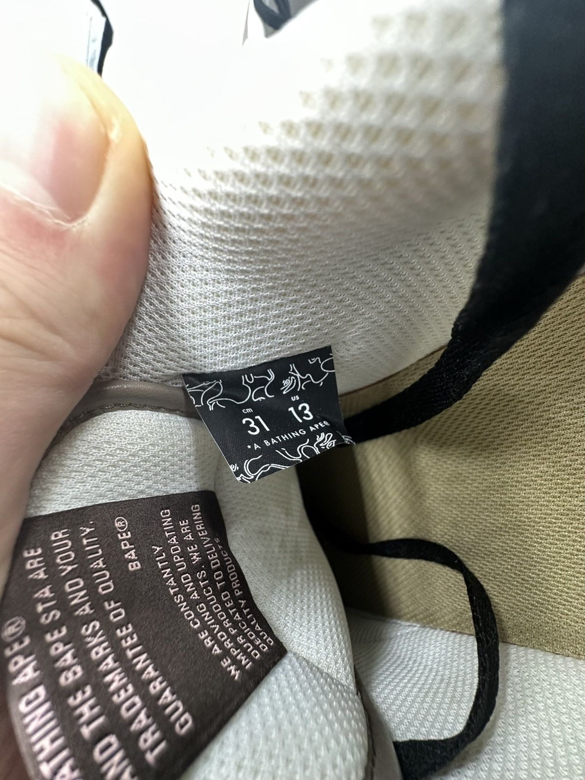 Bape Bape Sta’s Low too sneaker Size US 13 / EU 46 - 12 Thumbnail