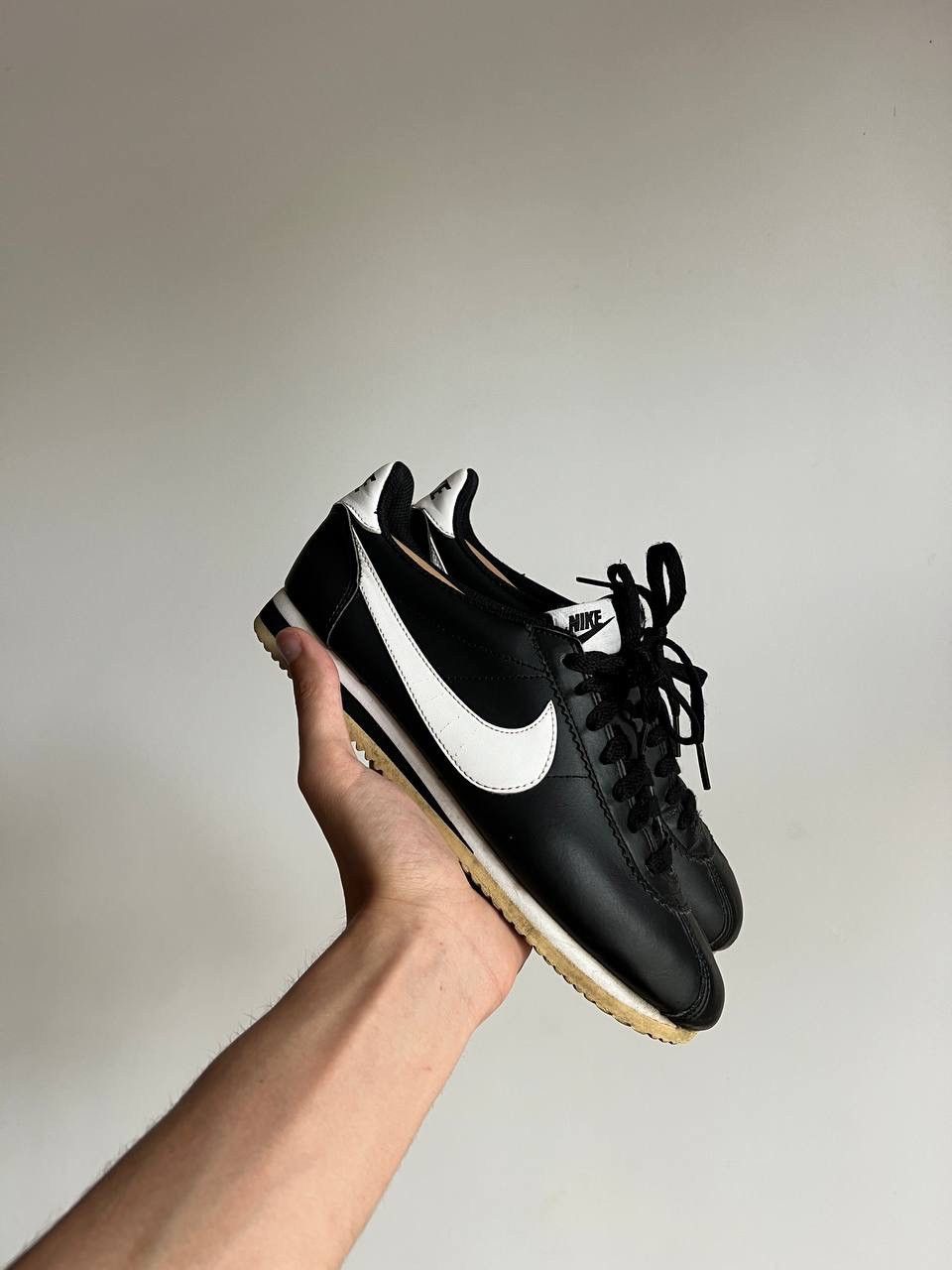 Nike × Vintage Nike Cortez Classic Black 8.5US Woman’s Low-top Sneakers Size US 8.5 / IT 38.5 - 1 Thumbnail
