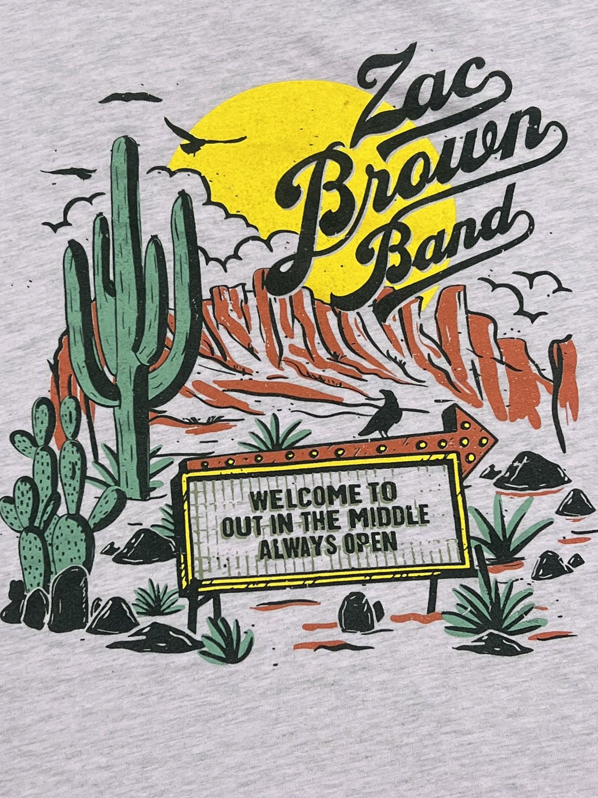 Band Tees Zac Brown Band Tee Size M / US 6-8 / IT 42-44 - 2 Thumbnail