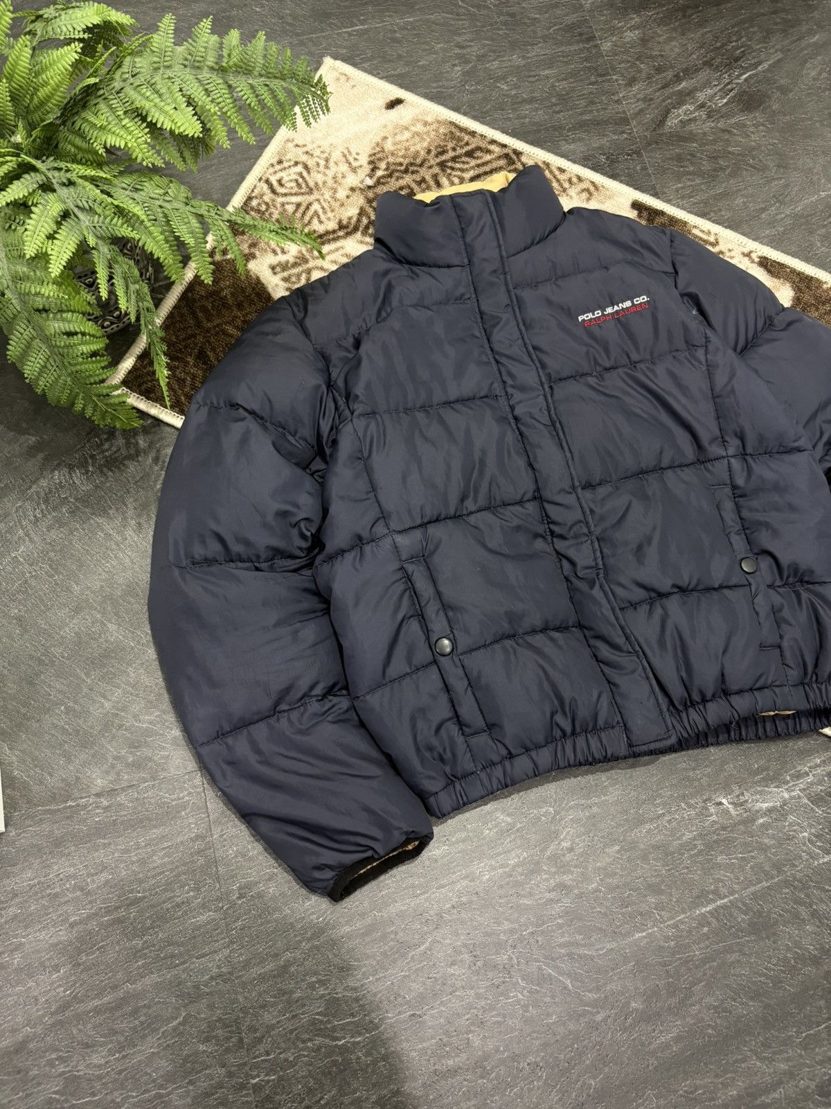 Ralph Lauren 00s Vintage Ralph Lauren Light Puffer Retro Down Jacket Rare Size US S / EU 44-46 / 1 - 3 Thumbnail