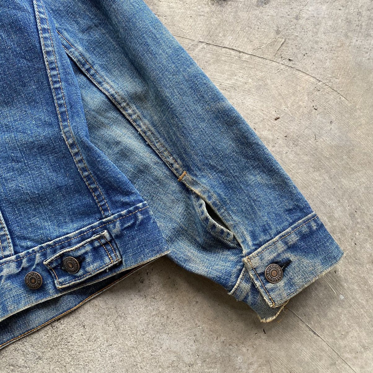 Levi's Distressed Vintage LEVI'S Denim Trucker Jacket Size US S / EU 44-46 / 1 - 8 Thumbnail