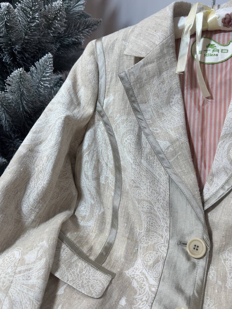 Etro Etro Milano Women Linen Coat Size 40 Size S / US 4 / IT 40 - 4 Thumbnail