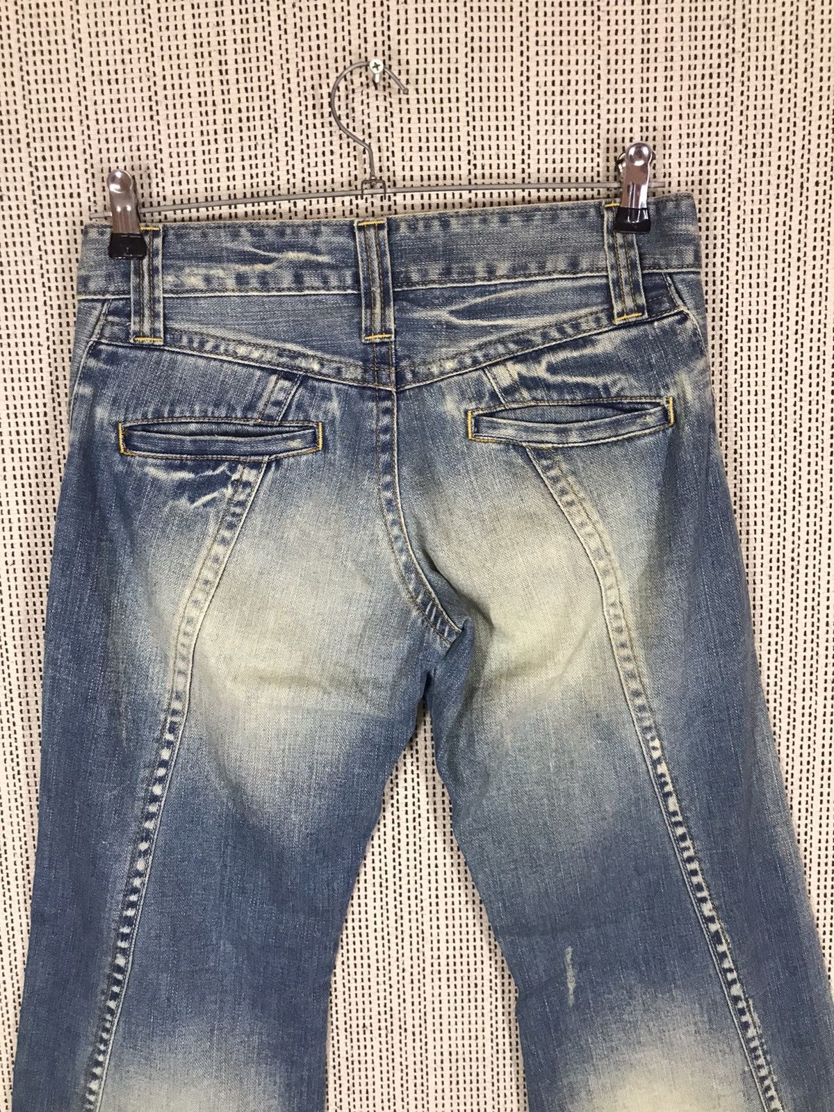 If Six Was Nine ‼️JAPANASE BRAND MAGIC SQUAD BAGGY DENIM FLARED VERY RARE Size US 29 - 10 Thumbnail
