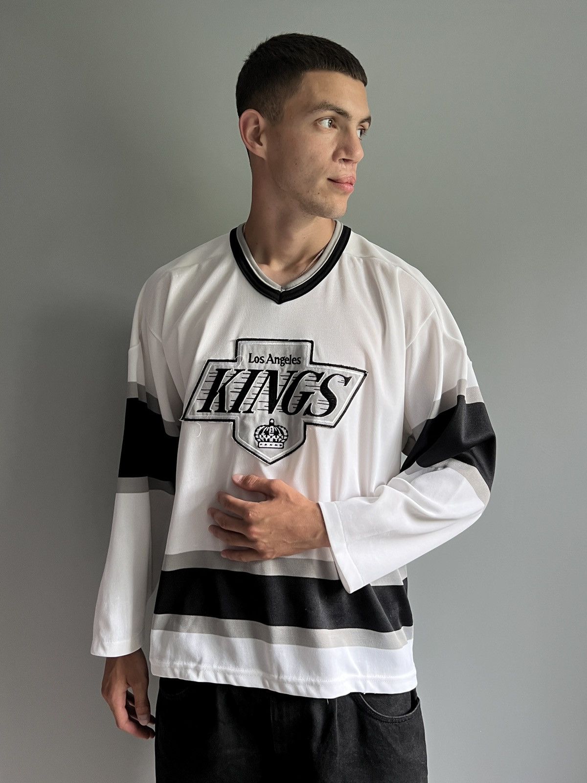 NHL Vintage Sean Hill Los Angeles Kings Jersey Size US L / EU 52-54 / 3 - 2 Thumbnail