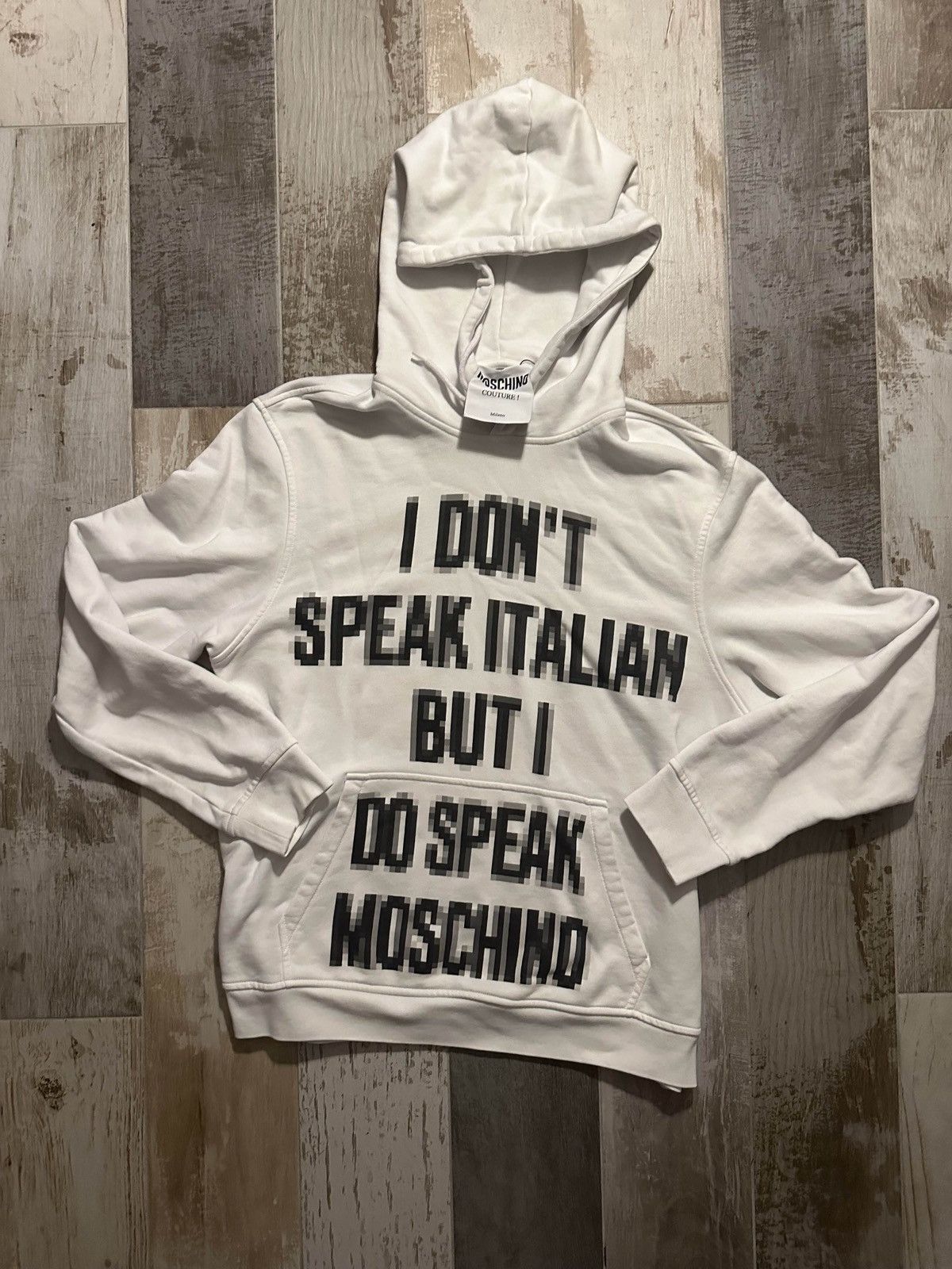 Moschino Moschino Couture Hoodie Size US L / EU 52-54 / 3 - 2 Thumbnail