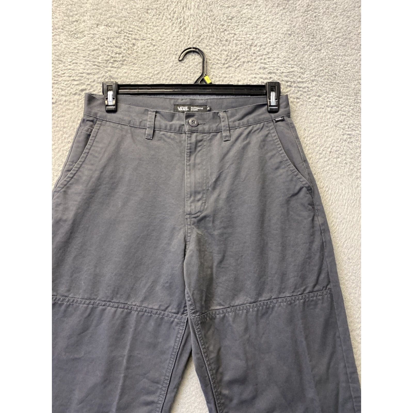 Vans VANS Chino Pants Men's 29 Gray Relaxed Fit Double Knee Casual Skater Size US 29 - 2 Thumbnail