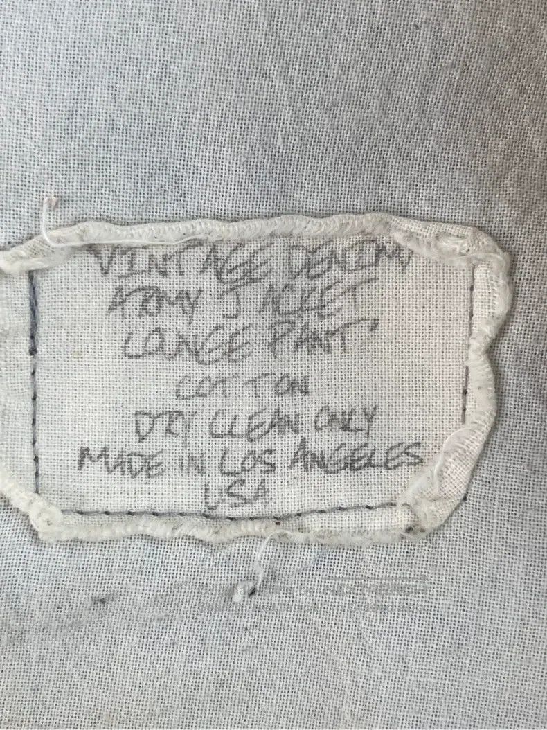 Greg Lauren Greg Lauren size M Military fabric patchwork denim pants Size US 27 - 5 Thumbnail