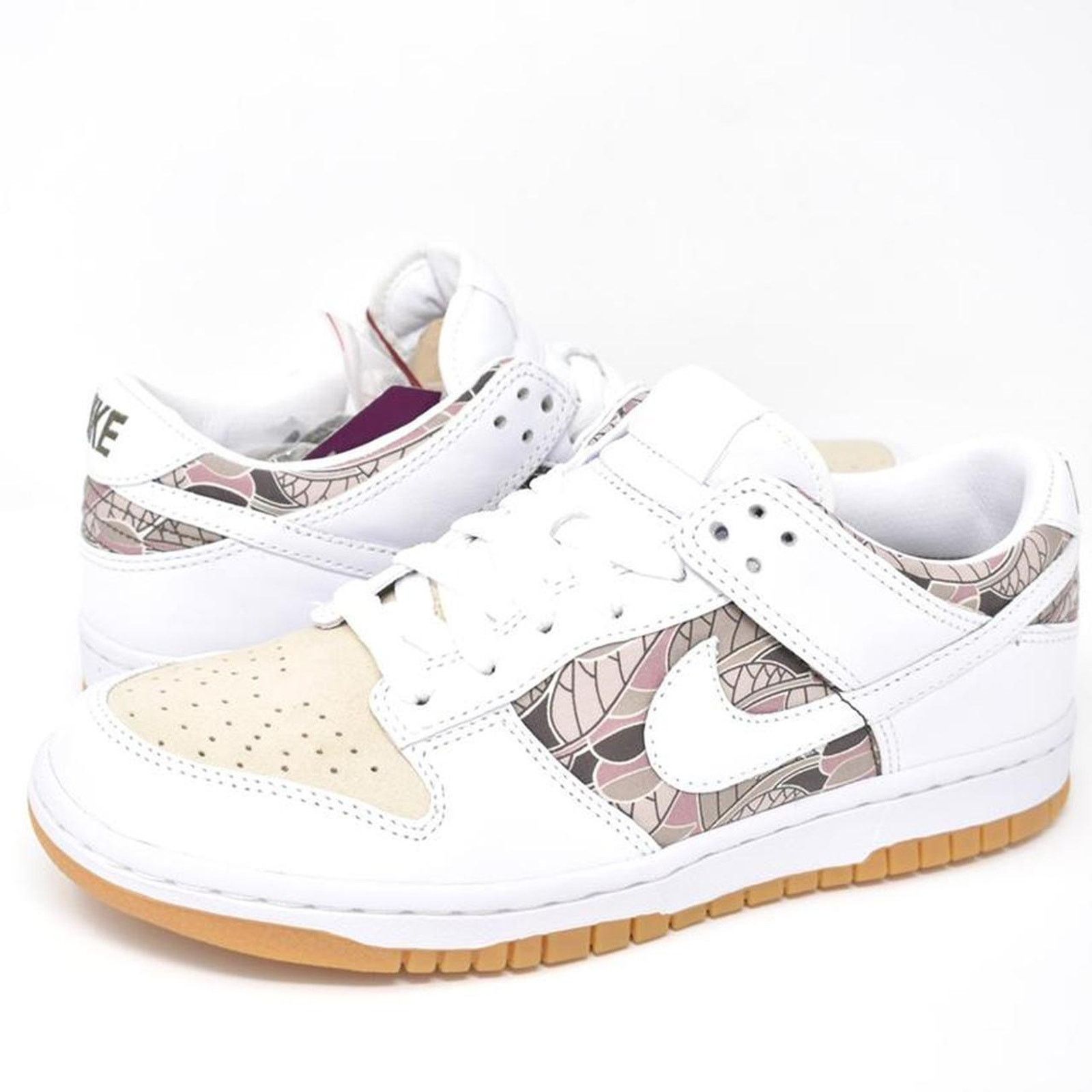 Nike 2008 Nike Dunk Low “Floral Khaki” Size US 7 / IT 37 - 1 Thumbnail