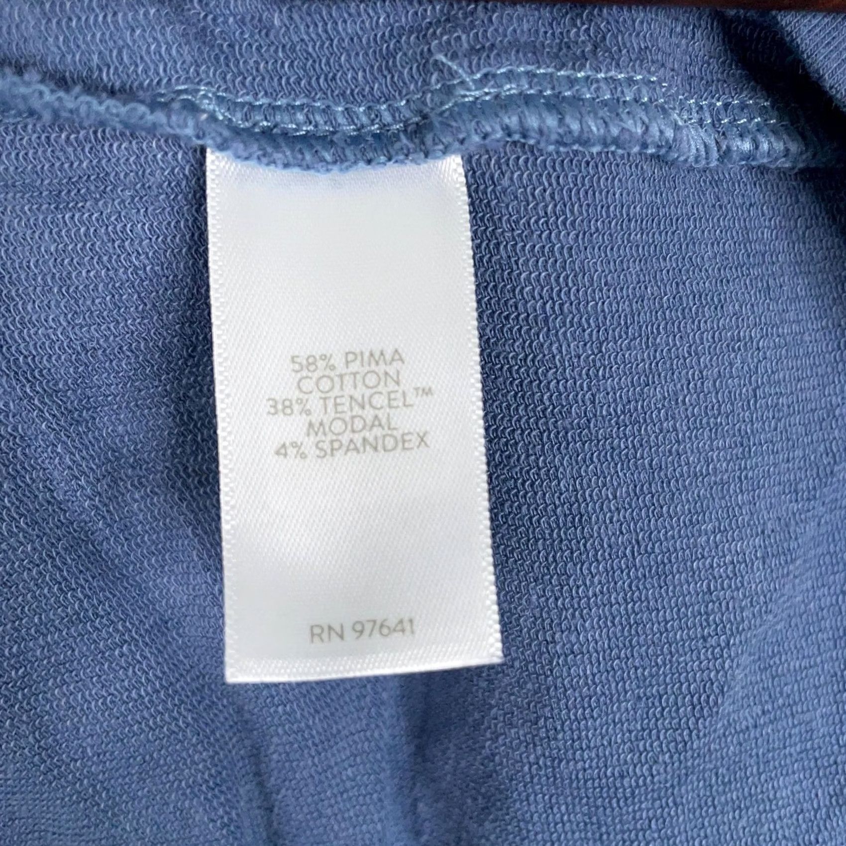 J. Jill Pure Jill French Terry Blue Womens Small Pullover Shirt - Casual - 3/4 Sleeve - Cotton Blend - Waist Size - 0.99 Size S / US 4 / IT 40 - 5 Thumbnail