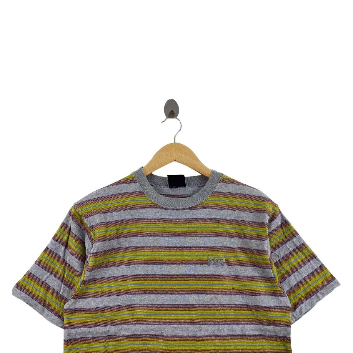 Lonsdale Vintage LONSDALE LONDON Punk Striped Tee Shirt Top Size US L / EU 52-54 / 3 - 3 Thumbnail