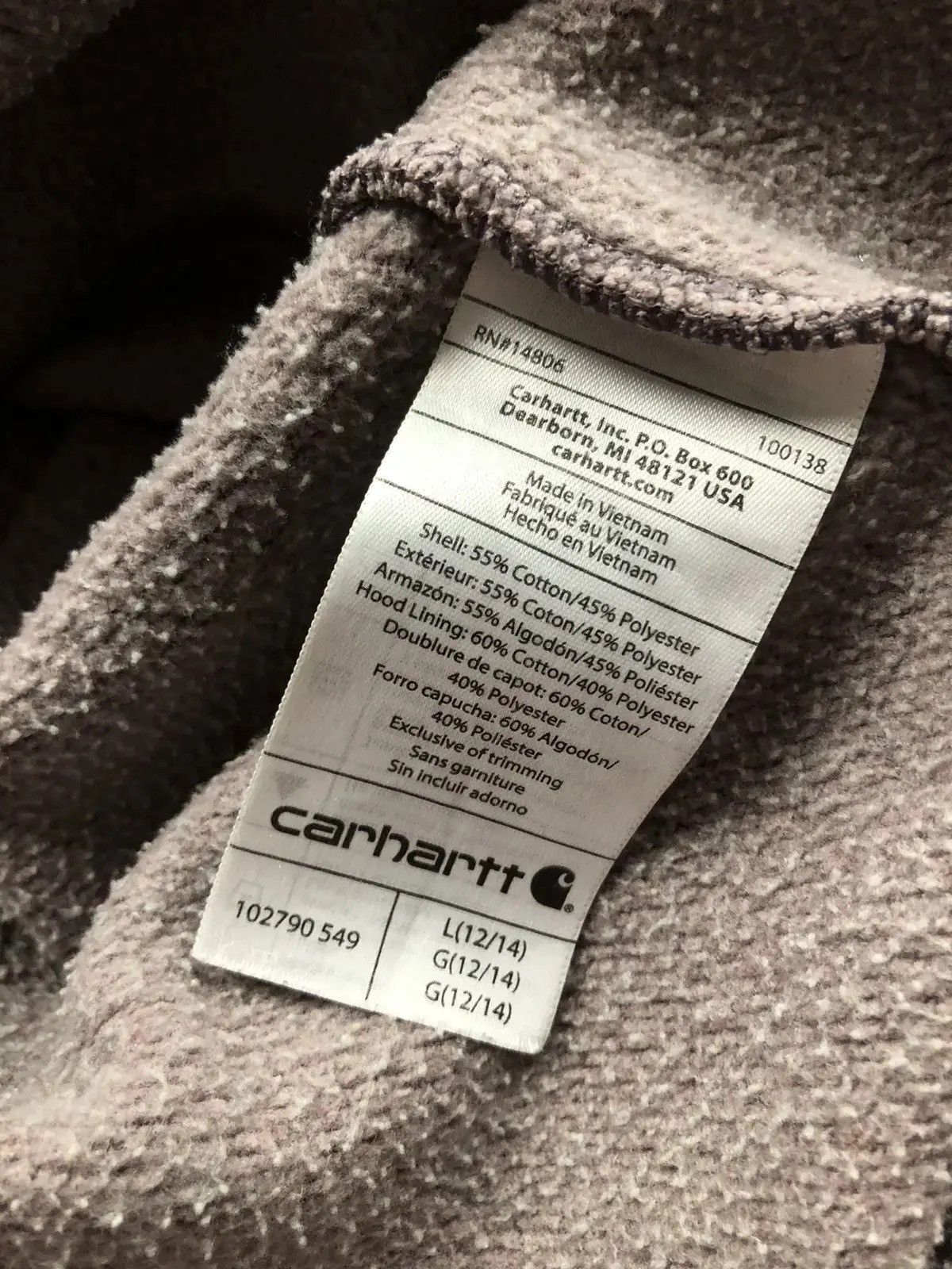 Carhartt CARHARTT Vintage Streetwear Mini Logo Hoodie Casual Mens Size US L / EU 52-54 / 3 - 12 Thumbnail