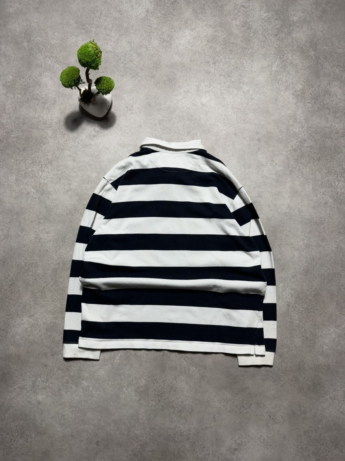 Chaps Ralph Lauren × Vintage Chaps Ralph Lauren Long Sleeve Polo Vintage Cropped Fit Size US XL / EU 56 / 4 - 5 Thumbnail