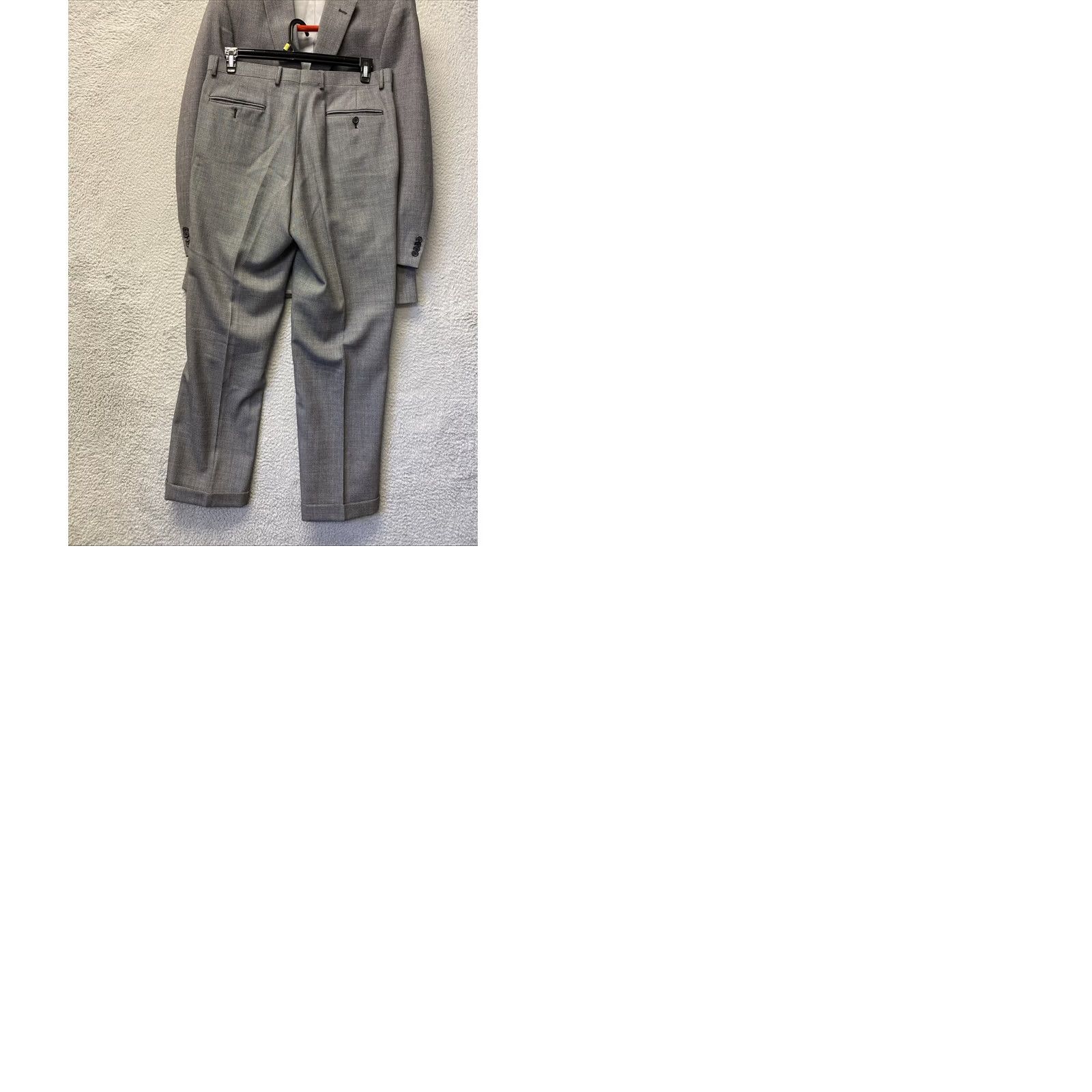 Tommy Hilfiger Tommy Hilfiger Suit 2Pc Set Mens 41R Wool Gray Pants 34x32 /0900 Size 42R - 11 Thumbnail