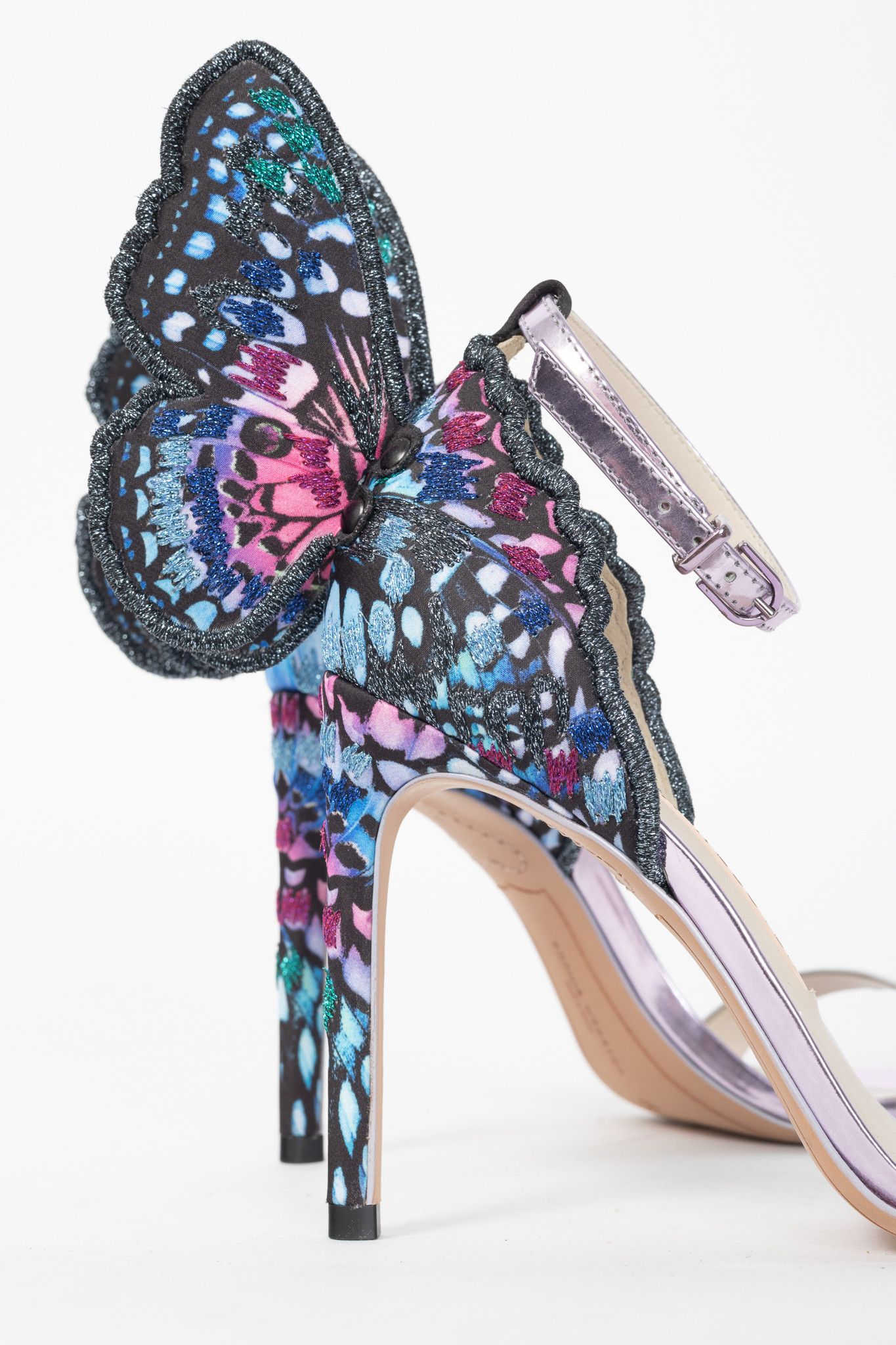 Sophia Webster Sophia Webster Chiara Embroidery Butterfly Sandals Size US 4.5 / IT 34.5 - 8 Thumbnail