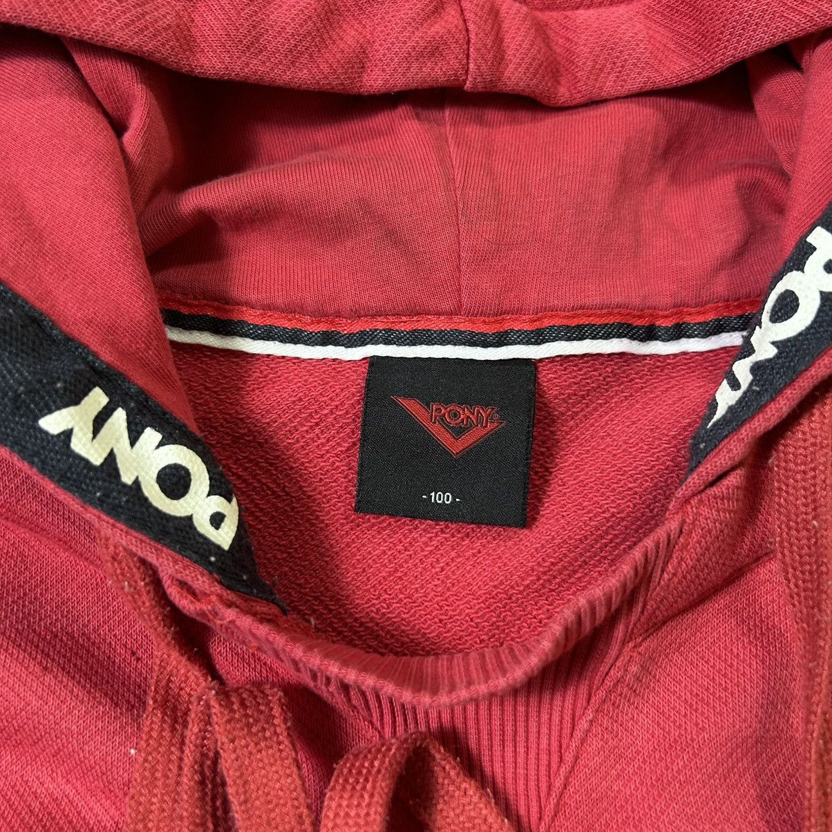 PONY Vintage Y2K Pony Big Logo Hoodie Size M / US 6-8 / IT 42-44 - 8 Thumbnail