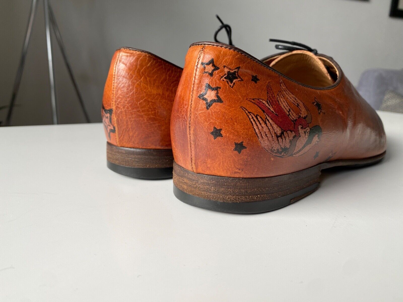 Gucci Gucci Mermaid Leather Lace-Up Shoes Size US 10 / EU 43 - 3 Thumbnail