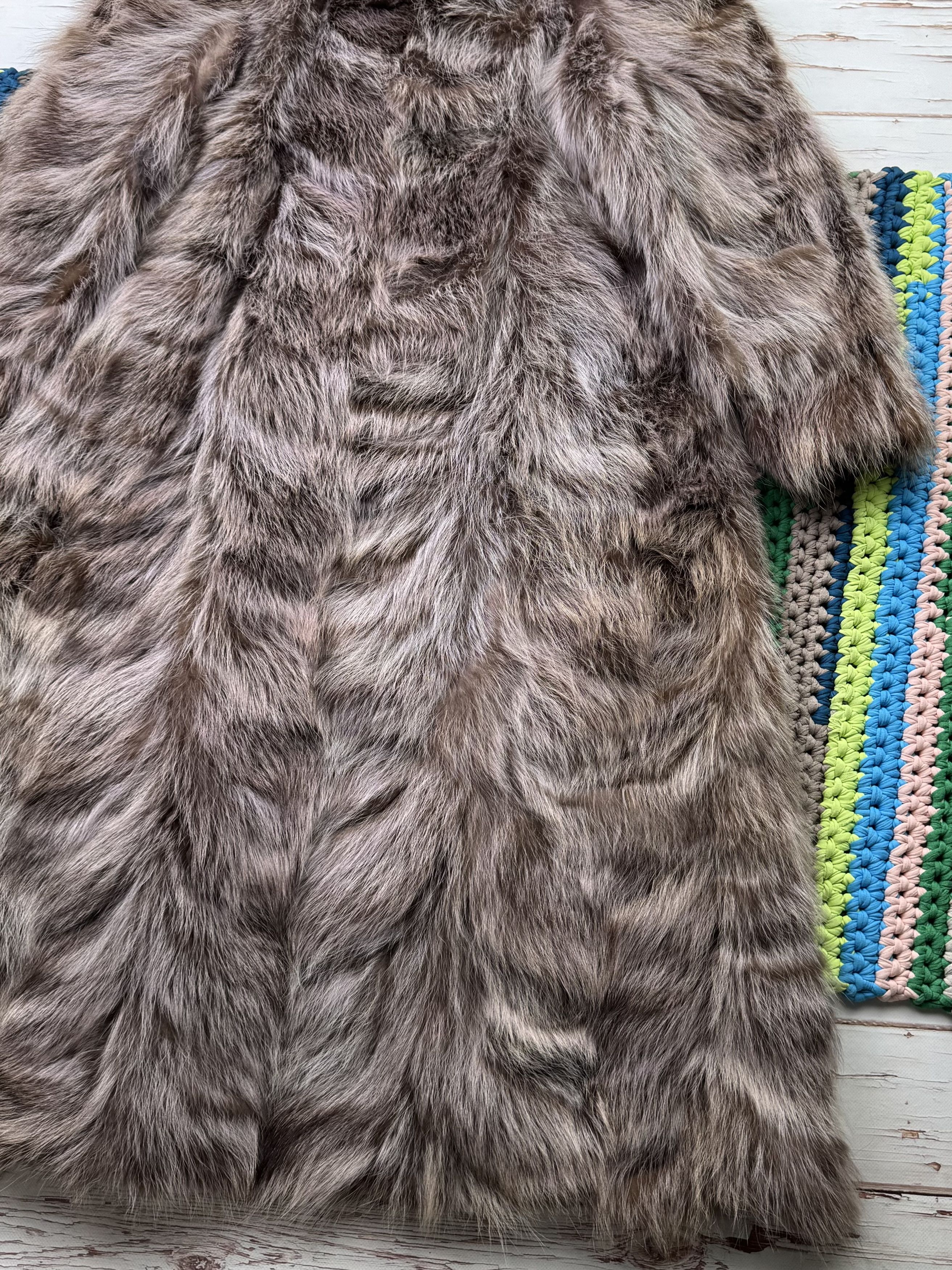 Japanese Brand Vintage Real Fur Coat (D15) Size US S / EU 44-46 / 1 - 19 Thumbnail