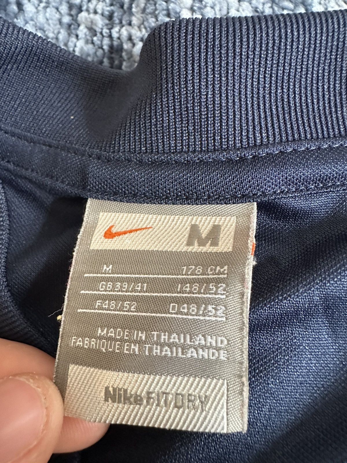 Nike Vintage Nike Navy/Gold Soccer Jersey Size US M / EU 48-50 / 2 - 3 Thumbnail
