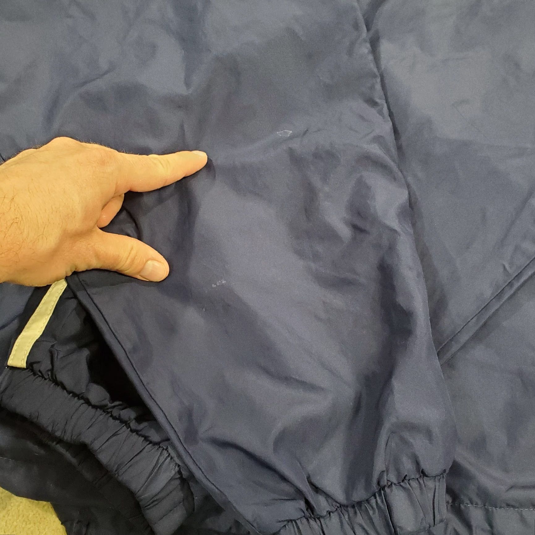 Adidas VINTAGE adidas Jacket Mens 2XL Windbreaker Blue Logo Pockets 90s Y2K Outdoor Vented Hooded Regular Jacket Mens Size US XXL / EU 58 / 5 - 7 Thumbnail