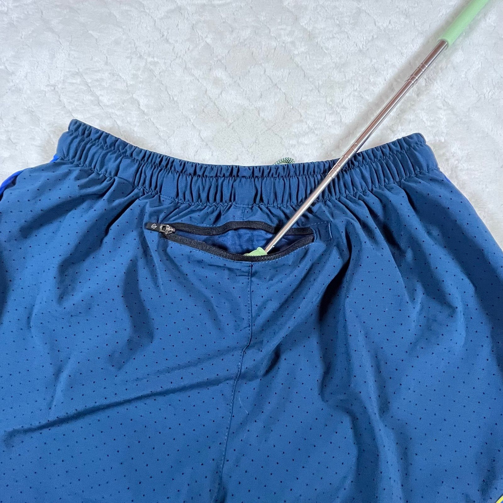 Other Rabbit Repeats 2" Running Shorts Size XL Deep Lagoon Drawcor Size 27" / US 4 / IT 40 - 4 Thumbnail