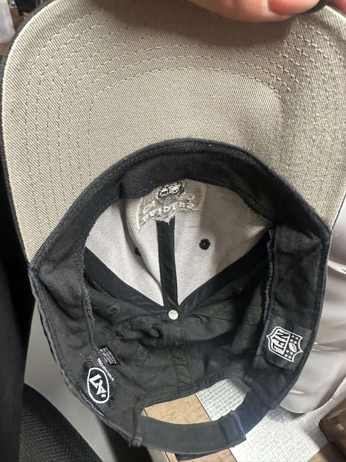 47 Black Oakland Raiders Cap by 47 Brand Size ONE SIZE - 6 Thumbnail