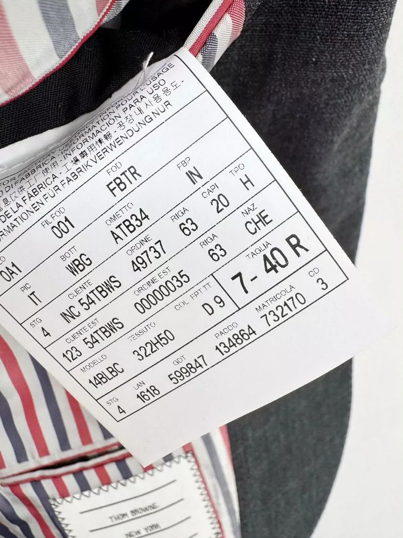 Thom Browne Thom Browne size40 A wool suit Size 40S - 6 Thumbnail