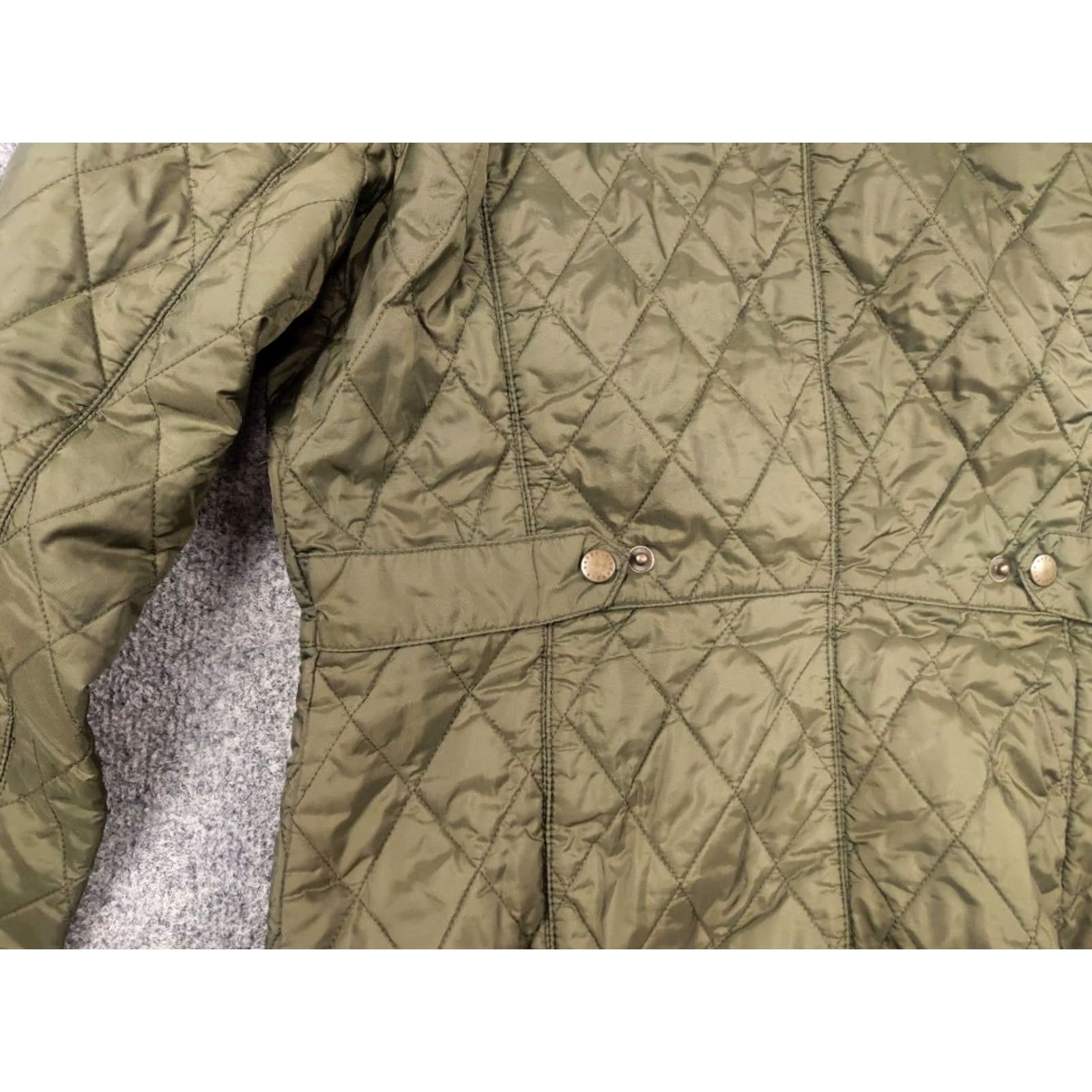 Barbour VINTAGE Barbour England Design Classic Green Jacket Women XS? No, Size 10 Size L / US 10 / IT 46 - 6 Thumbnail