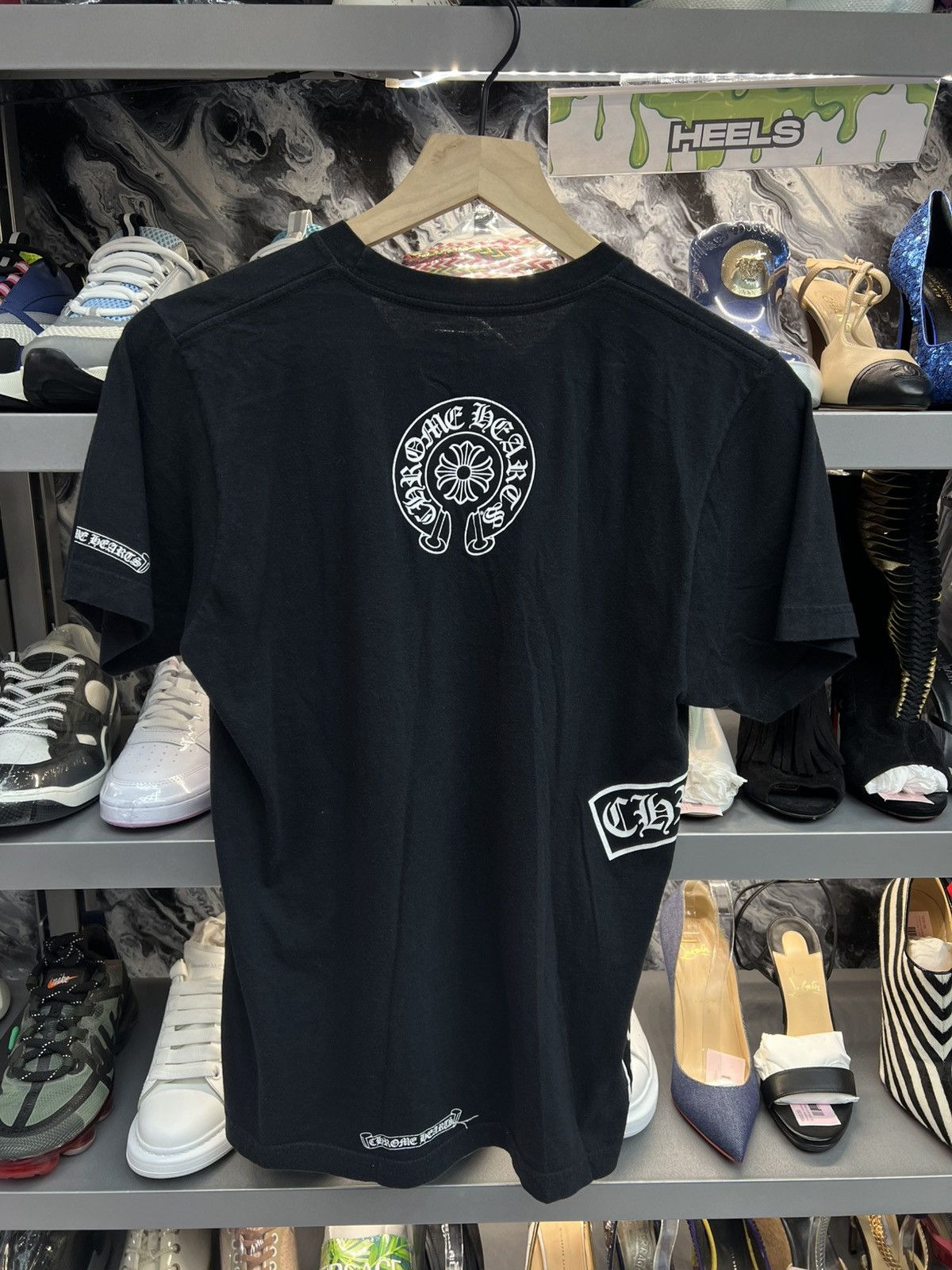 Chrome Hearts Chrome Hearts Side T Bar Black Tee Size US S / EU 44-46 / 1 - 2 Thumbnail