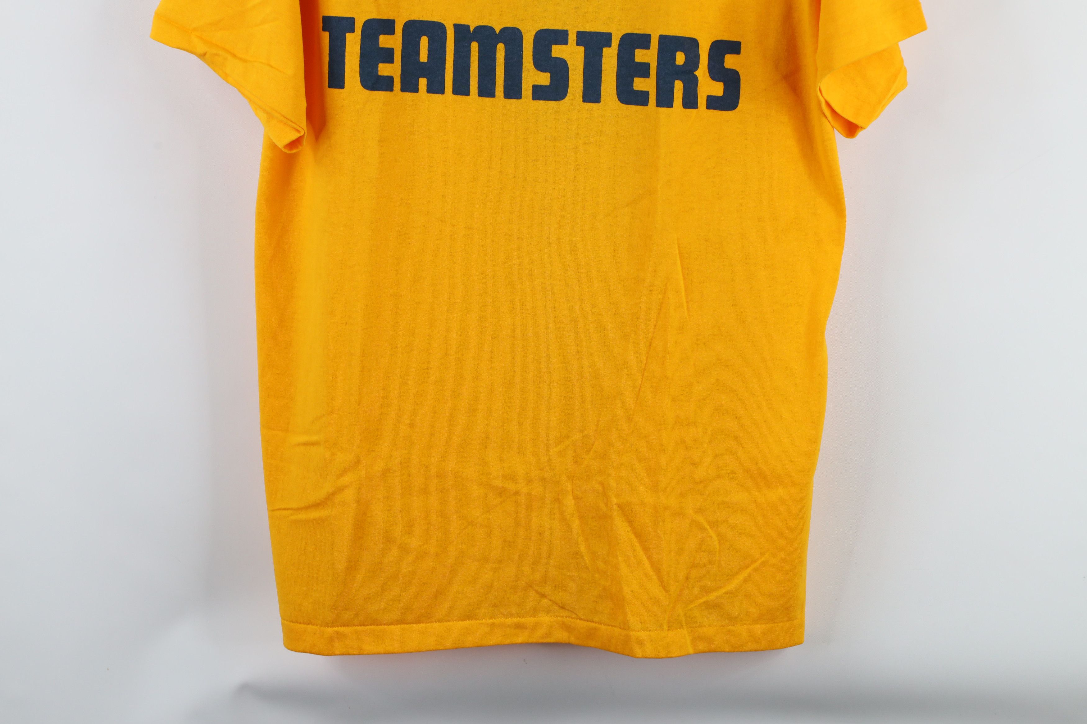 Vintage Vintage 70s Teamsters Union T. C. W. & H. Of A. T-Shirt USA Size US XL / EU 56 / 4 - 3 Thumbnail