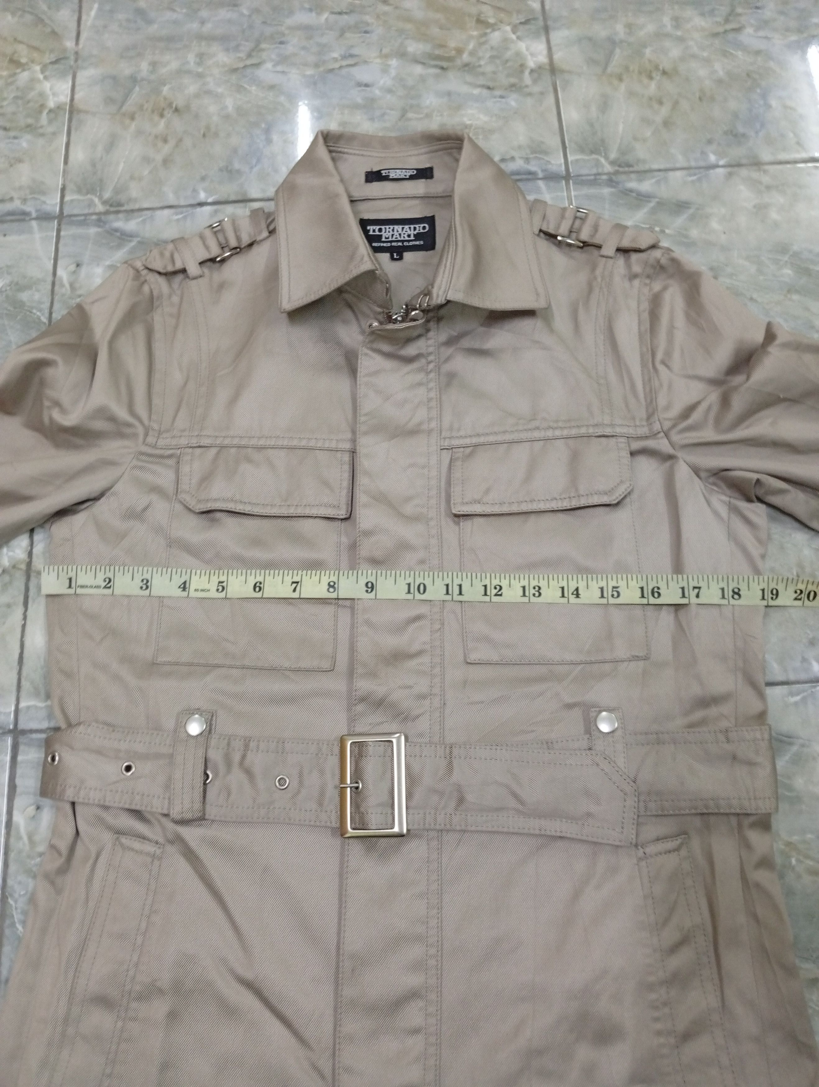 Tornado Mart Trench Coat jacket Size M / US 6-8 / IT 42-44 - 5 Thumbnail