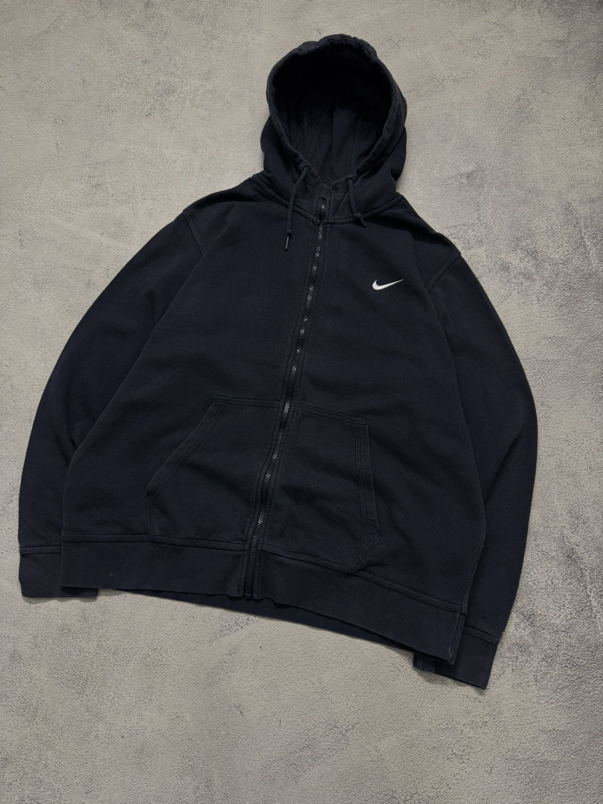 Nike Vintage Y2k Nike Mini Swoosh Basic Zip-Hoodie 00’s Size US XL / EU 56 / 4 - 3 Thumbnail