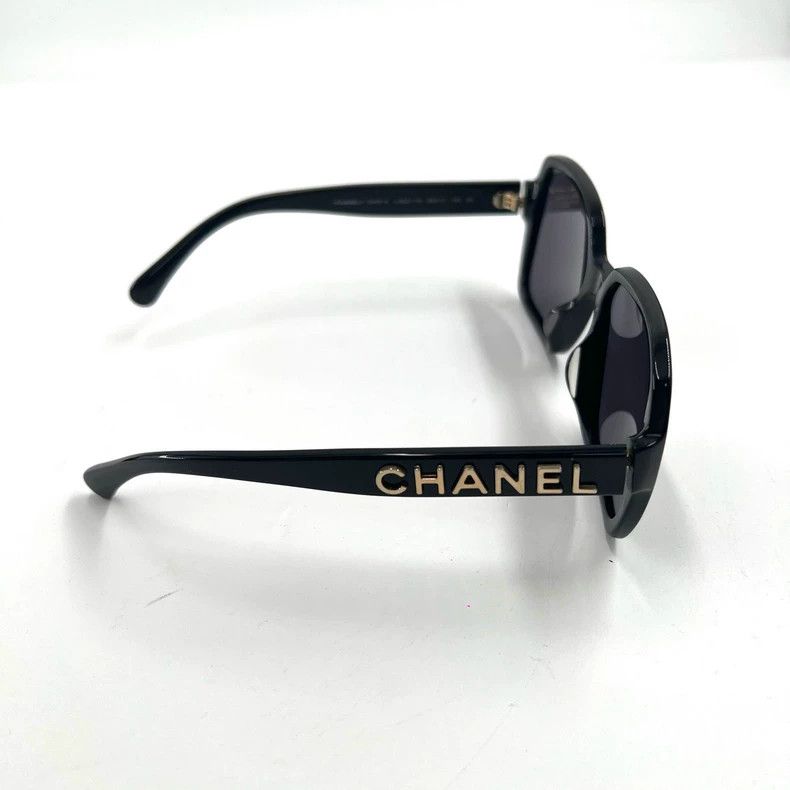 Chanel Chanel Square frame gold-plated logo sunglasses Size ONE SIZE - 3 Thumbnail