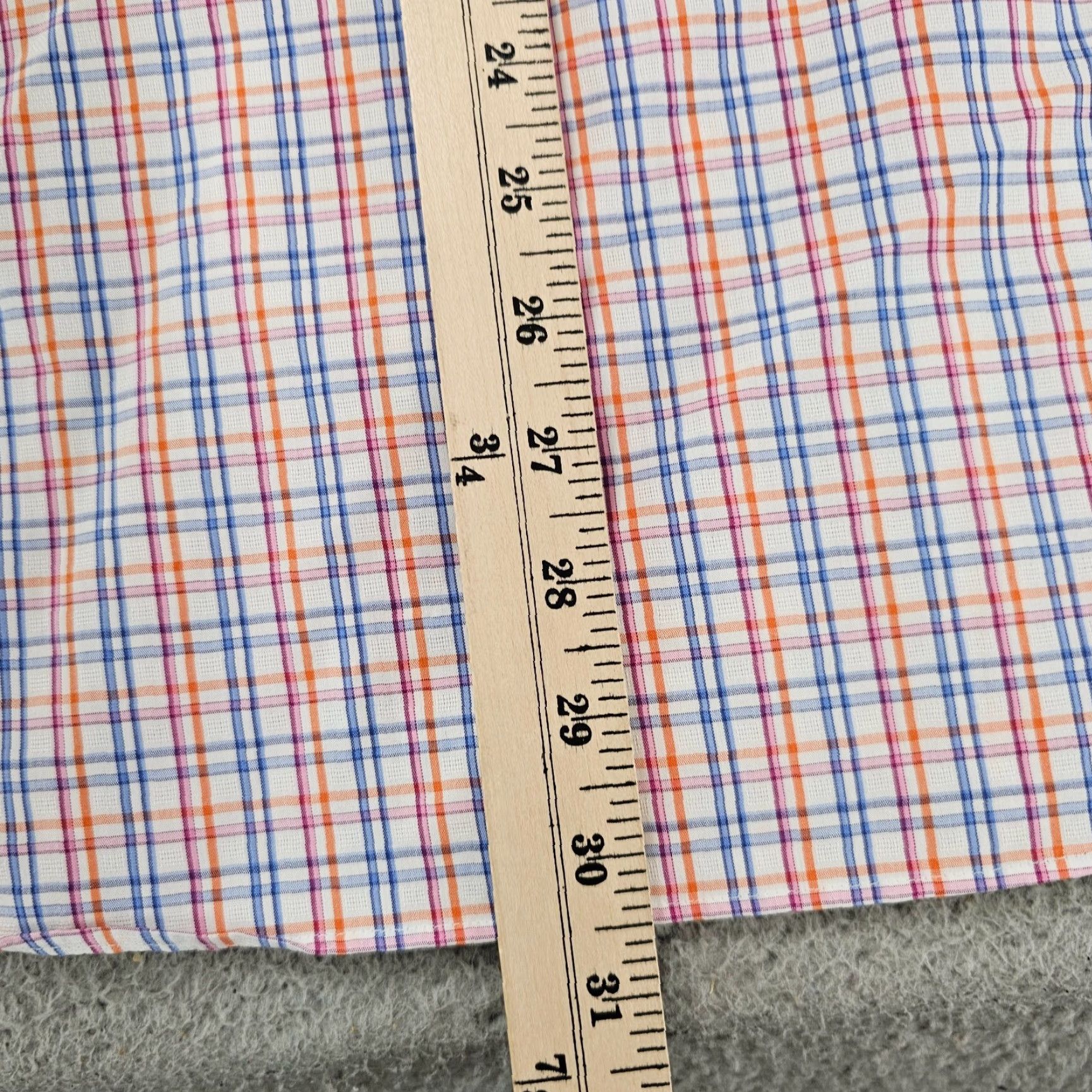 Nordstrom Nordstrom Dress Shirt Mens Large Classics Regular Fit Multi Color Check Cotton Shirt Regular Mens Nordstrom Dress Shirt Color Multicolor Check Cotton Size 42R - 7 Thumbnail