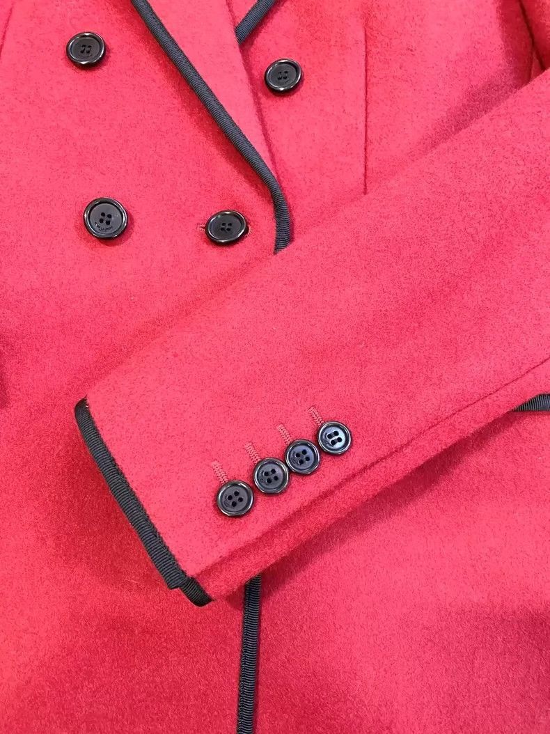 Saint Laurent Paris Saint Laurent Paris Red sword collar suit jacket-2506 Size US S / EU 44-46 / 1 - 4 Thumbnail