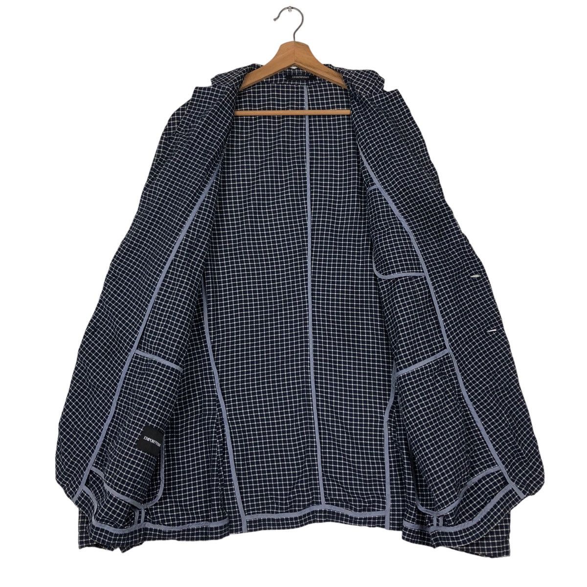 Emporio Armani 🔥Emporio Armani Tartan Design Casual Chore Jacket Size US M / EU 48-50 / 2 - 13 Thumbnail
