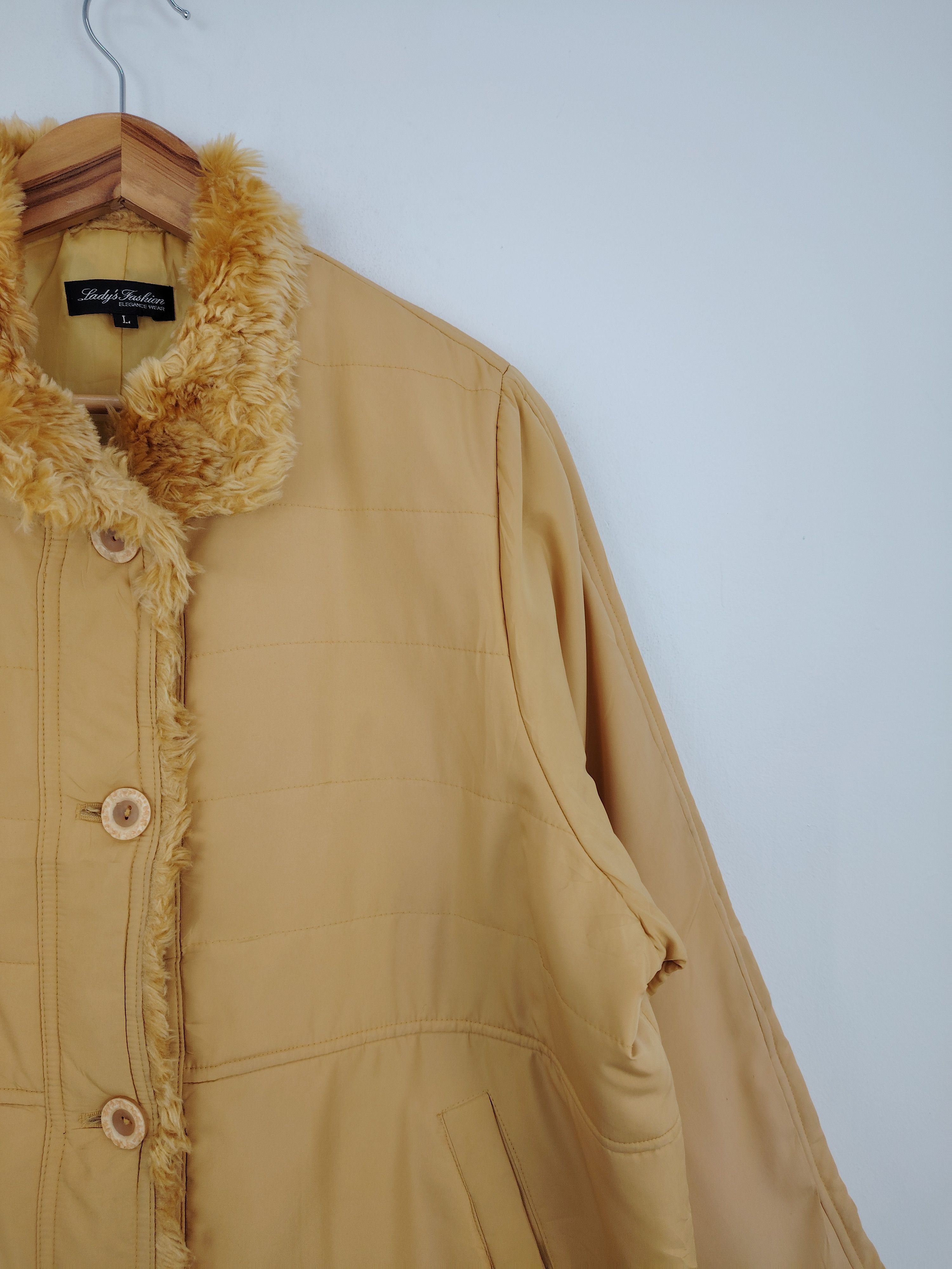 Japanese Brand × Vintage Vintage Japanese Brand Bomber Button Up Sherpa Jacket Size US L / EU 52-54 / 3 - 10 Thumbnail
