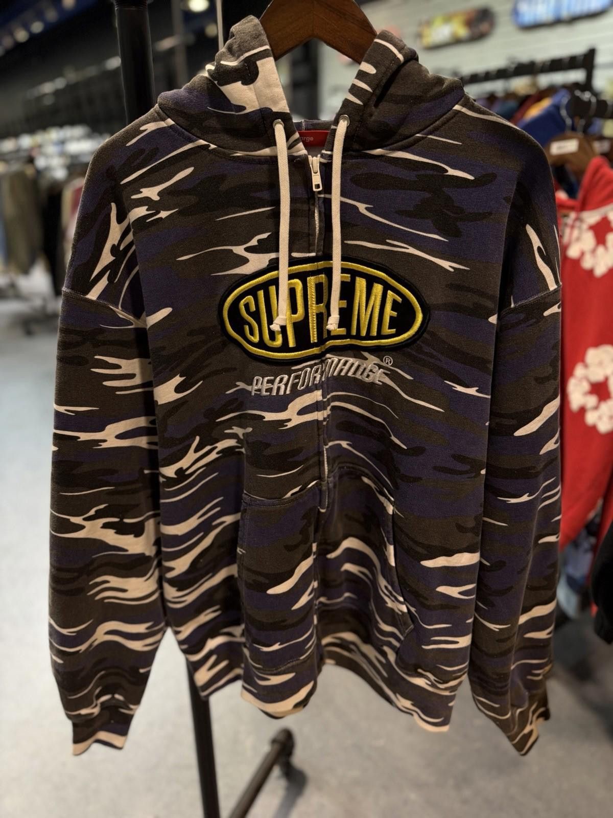 Supreme Supreme Pilled Zip Up Hooded Sweatshirt Cheetah | Grailed