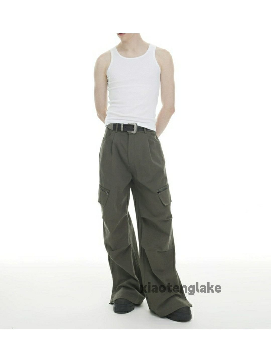 Designer × Japanese Brand × Vintage utility military outdoor tactical flared loose cargo pants Size US 32 / EU 48 - 3 Thumbnail