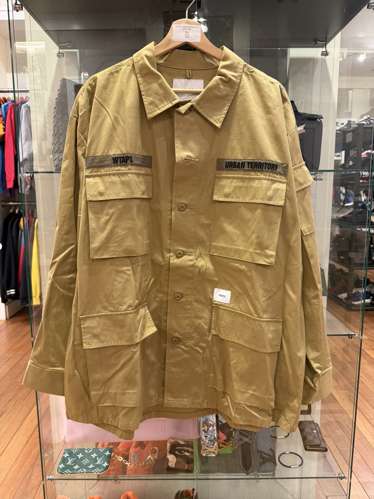 WTAPS Urban Territory LS Shirt - Tan