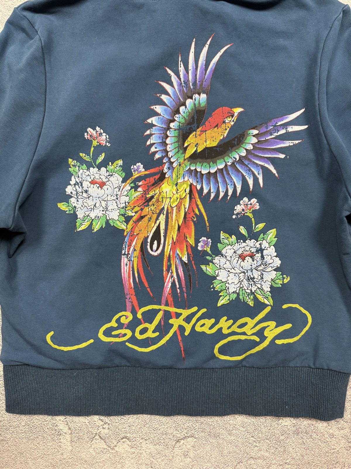 Ed Hardy Vintage Y2K Ed Hardy Flower Print Track Suit Size L / US 10 / IT 46 - 10 Thumbnail