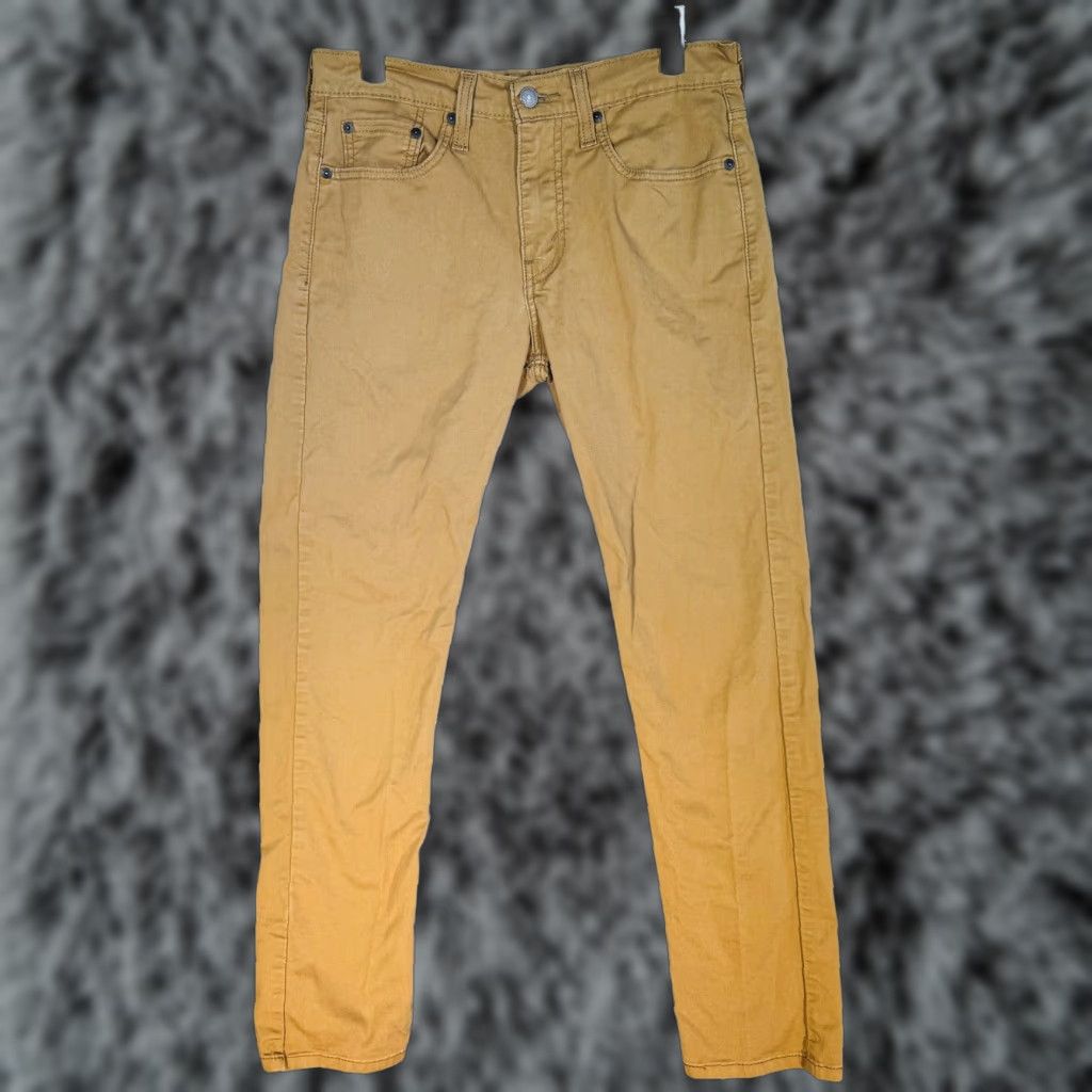 Levi's Levi's 502 Jeans Mens 29x32 Brown Denim Zip Fly Mid Rise Tapered Regular Pockets Leather Patch Cowboy Logo 5-Pocket Cotton Size US 29 - 1 Thumbnail