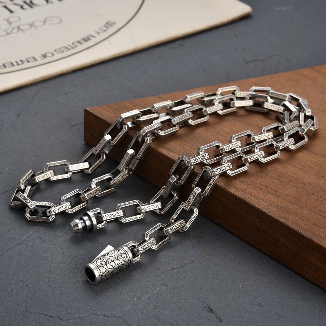 Jewelry 55cm Buddhastone Vine Grass Pattern Necklace Size ONE SIZE - 1 Thumbnail