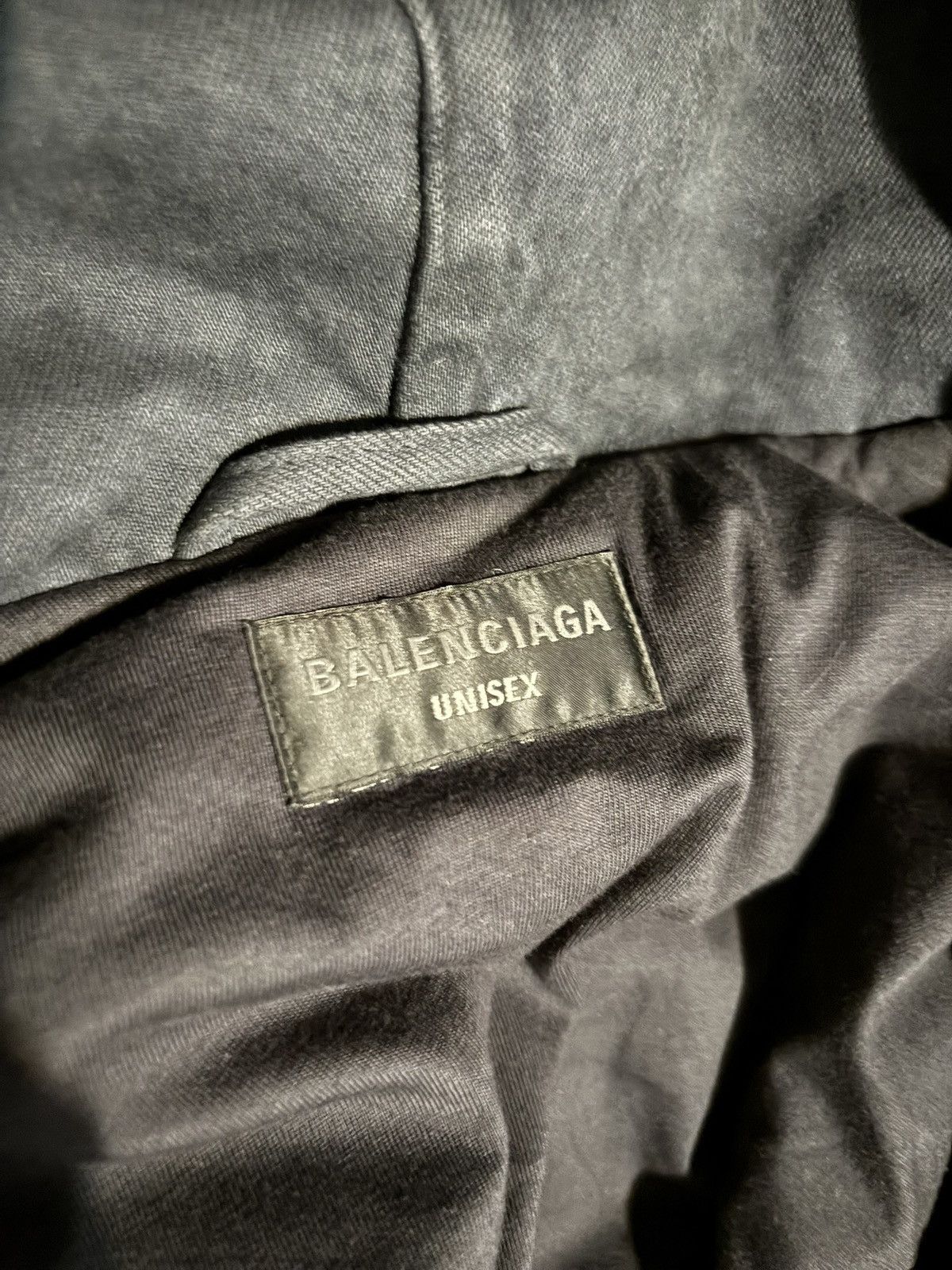 Balenciaga Balenciaga Oversized Denim Bomber Size US XS / EU 42 / 0 - 5 Thumbnail