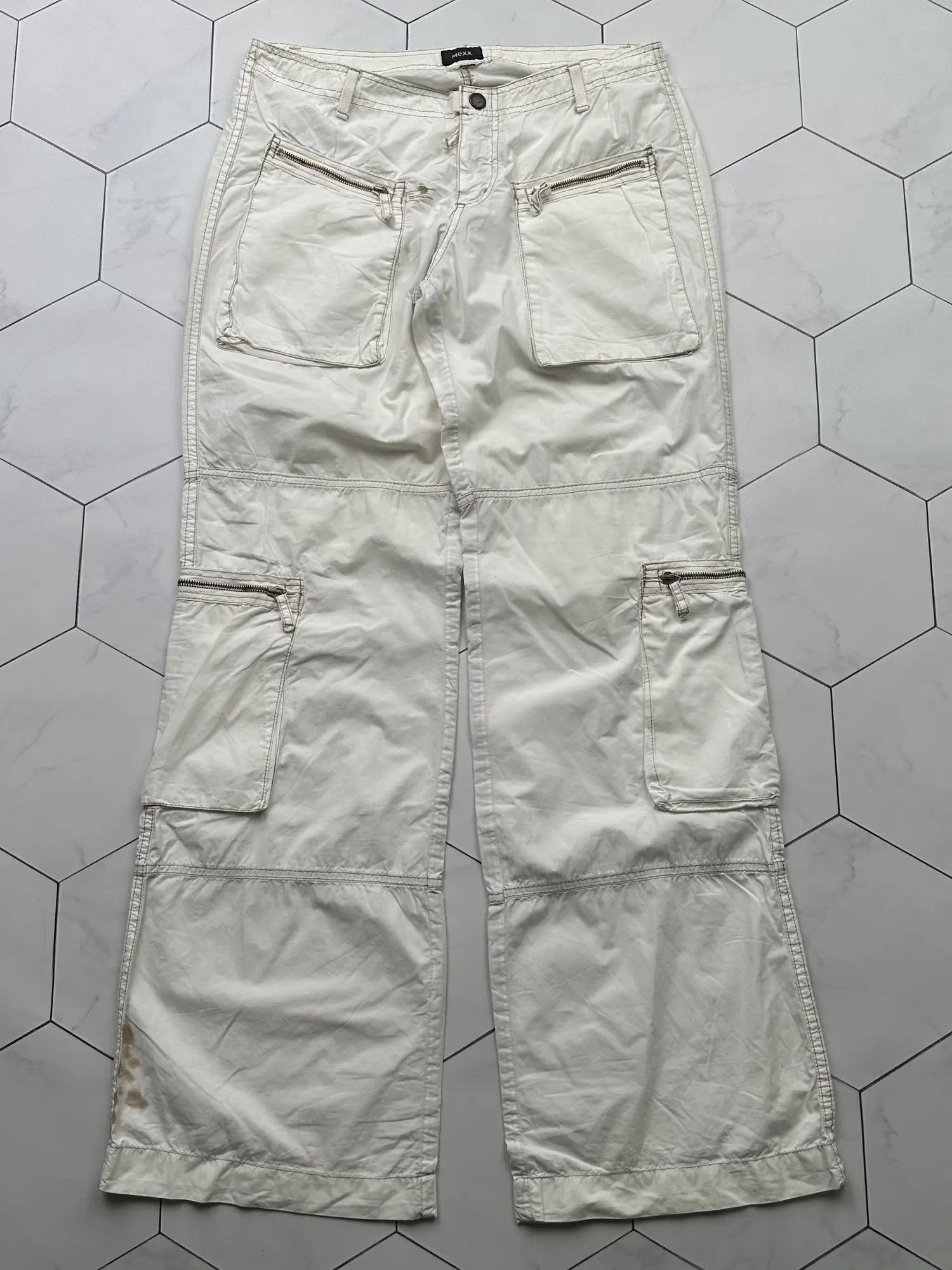 Japanese Brand Vintage Wide Cargo Pants (B490)E2 Size US 32 / EU 48 - 1 Thumbnail