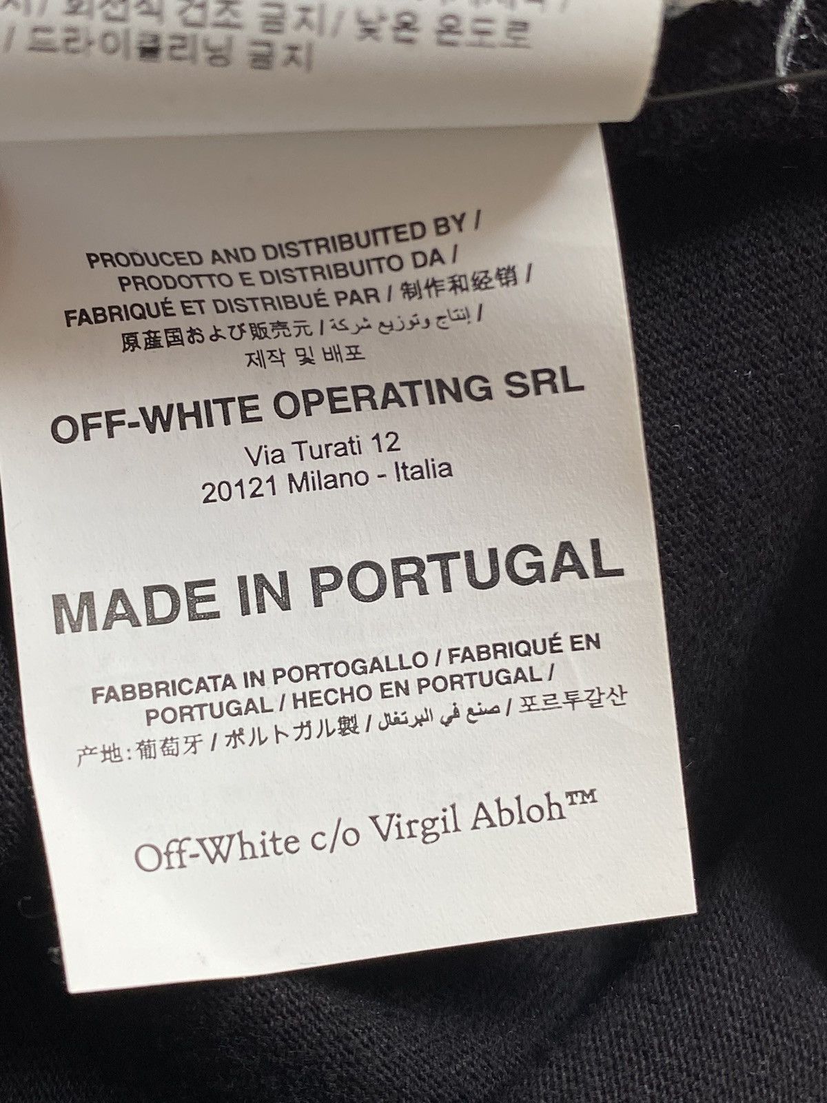 Off-White Off-White Thunder T Shirt Size Medium Size US M / EU 48-50 / 2 - 8 Thumbnail
