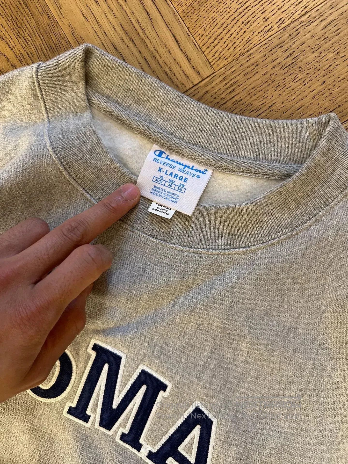 Champion MoMA Champion Gray Crewneck Sweatshirt. Size US XL / EU 56 / 4 - 2 Thumbnail