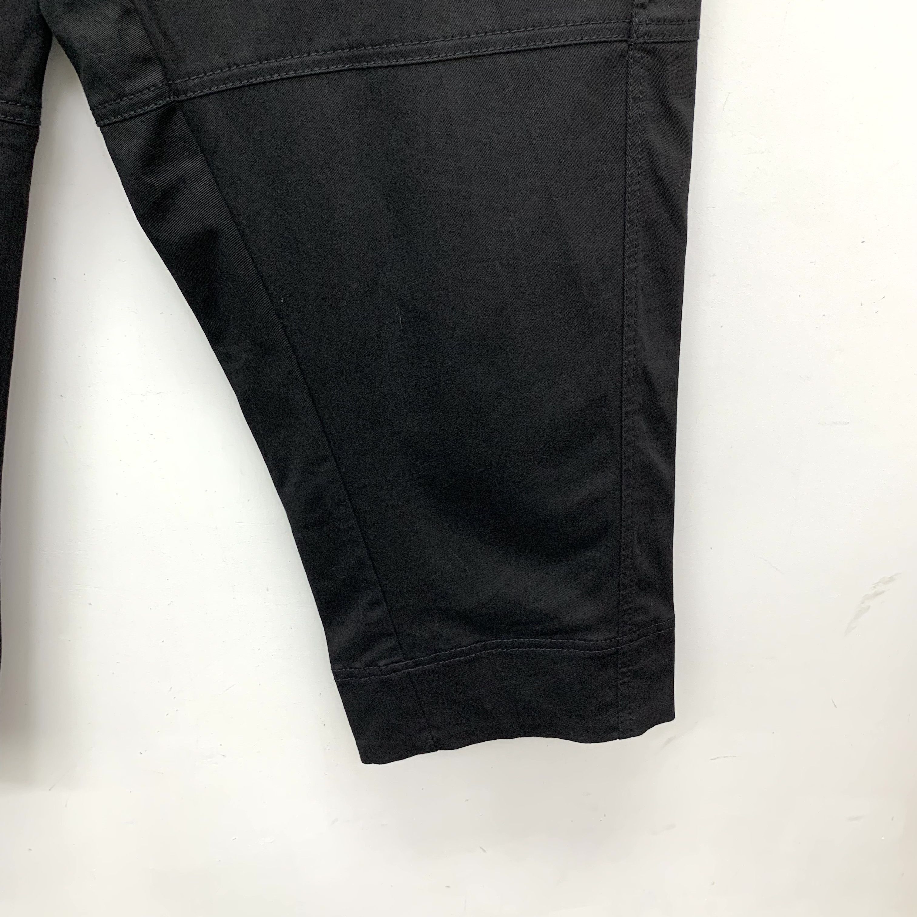 Moncler Moncler Logo Cotton Pants Black (42) Size US 26 / EU 42 - 5 Thumbnail